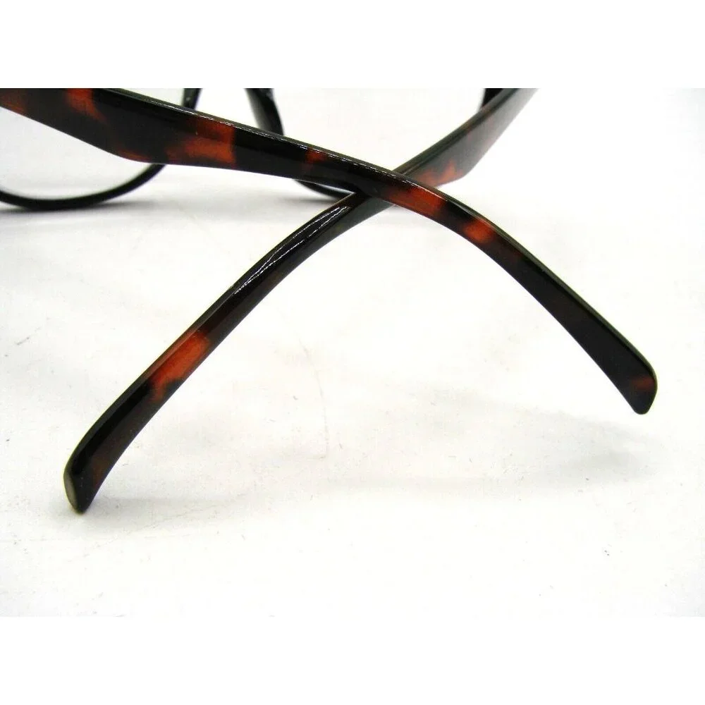 Black and Tortoise Full Rim Reading Eyeglasses PD62mm +3.50 BL Soft Case Unisex